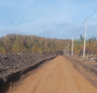 Продолжаем строить дороги во второй очереди посёлка.