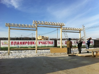 Удобный навигационный стенд для гостей и жителей поселка